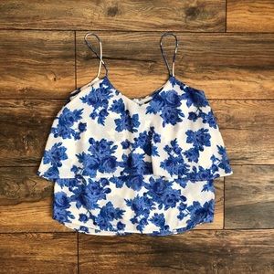 Paper and Crane Floral Spaghetti Strap Top XS
